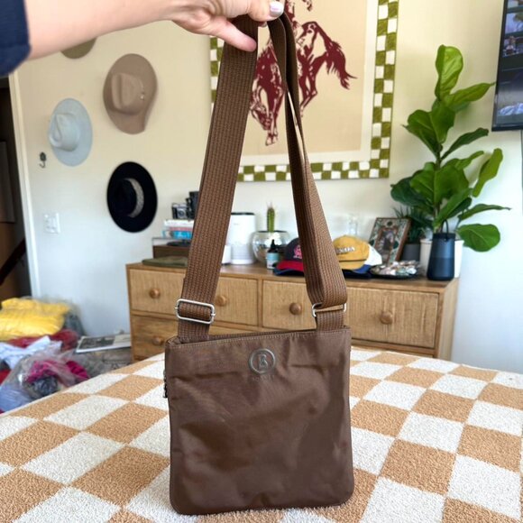 BOGNER ADJUSTABLE BROWN OUTDOOR BAG ADJUSTABLE CROSSBODY PURSE BAG - Picture 1 of 7